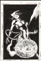 Catwoman Original Miniseries (Batman Year One tie in) Issue 1 Cover! by Birch (Brozowsky) and Bair, Comic Art