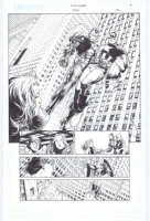 Young Avengers Issue 1 page 8 Splash by Jim Cheung - Iron Man and Captain America!, Comic Art