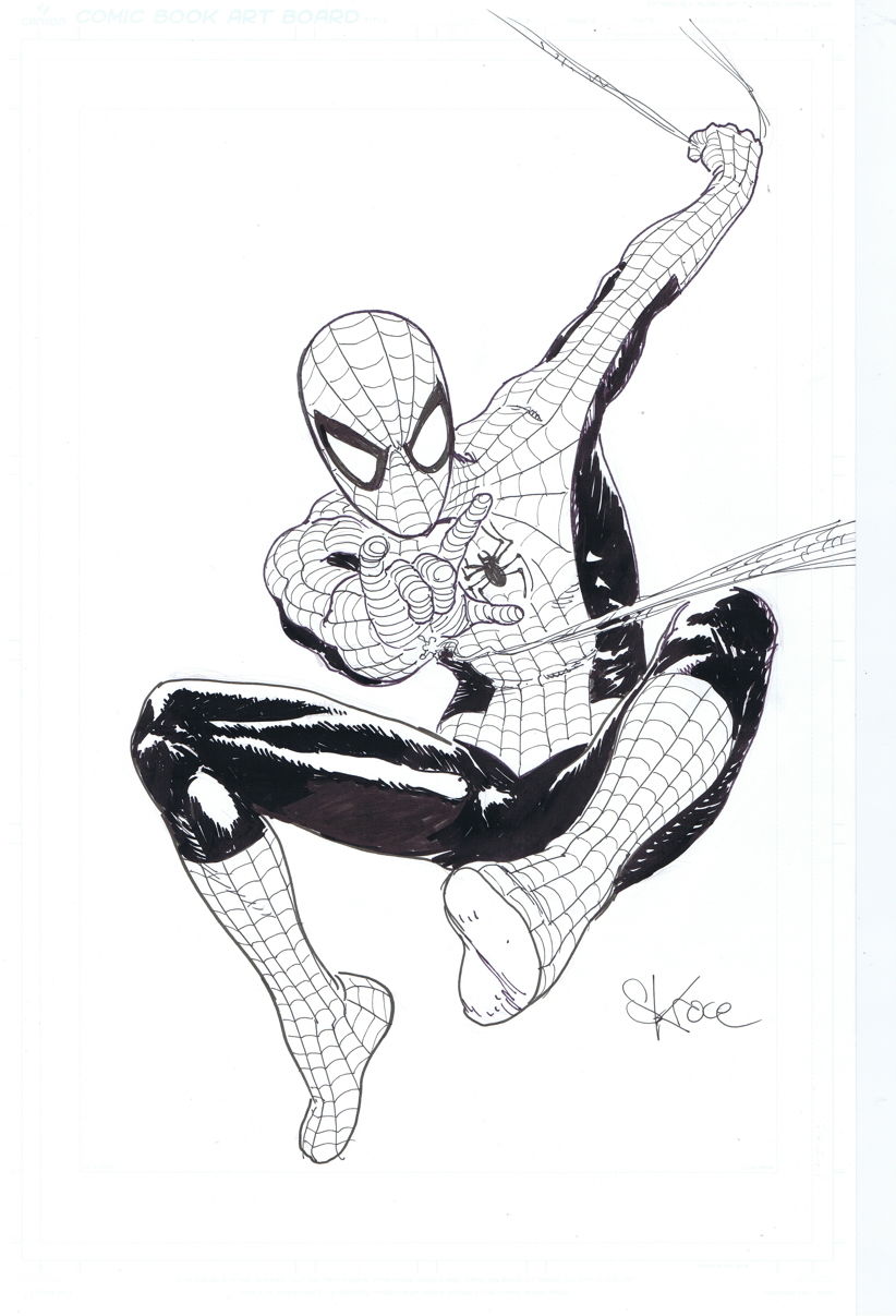 Steve Skroce Spiderman Wizard Issue 78 Cover Recreation, in Malvin V's ...