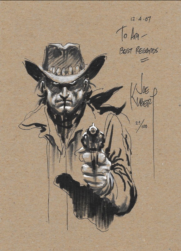 Joe Kubert - TEX Commission, In Alan Barnard's Joe Kubert Comic Art ...