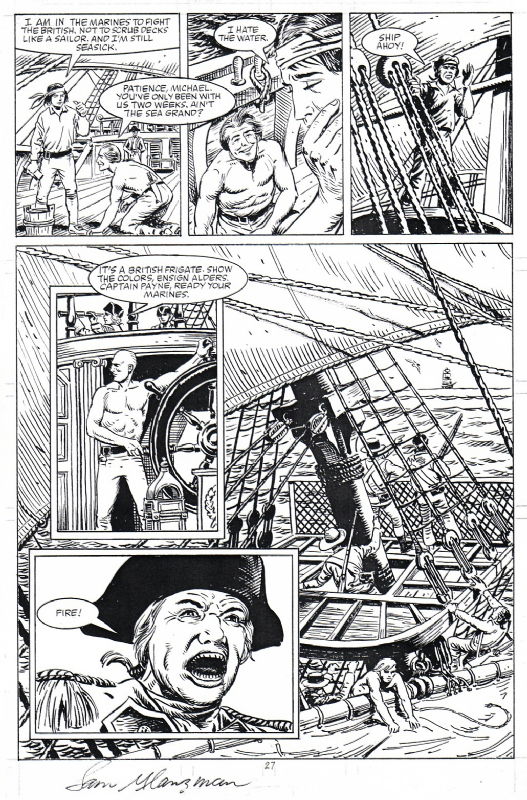 Glanzman - Semper Fi' 3, p.4, in Alan Barnard's Sam Glanzman Comic Art ...