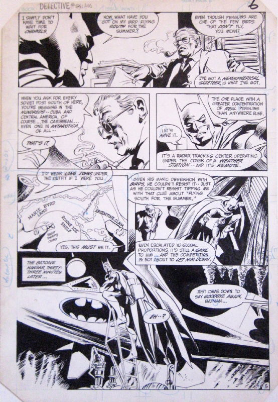 Detective Comics #541 Gene Colan Batplane, in Lee P's Batman Comic Art  Gallery Room