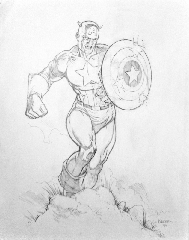 Captain America - Marvel Comics - Avengers - Steve Rogers - Writeups.org
