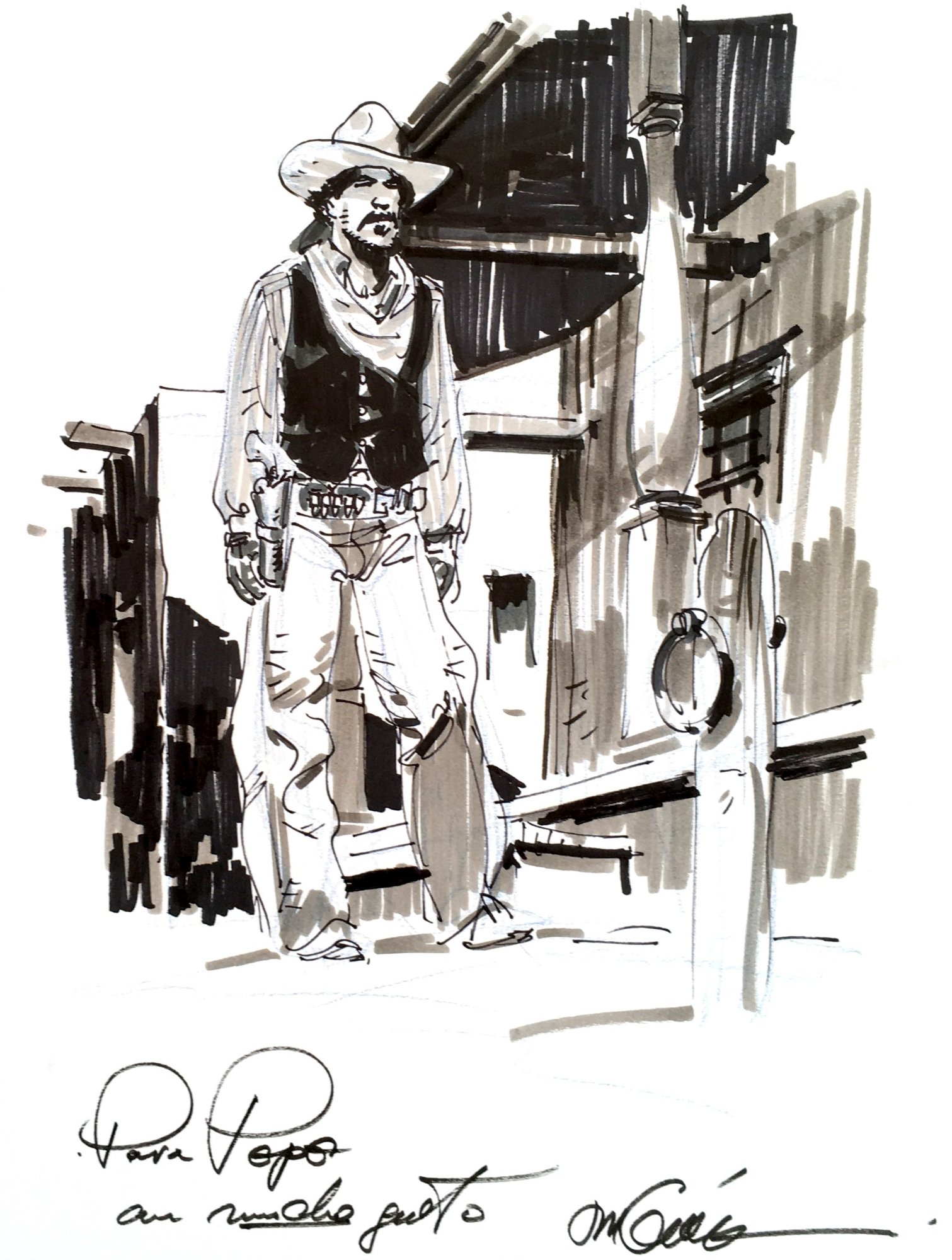 Western by R. M. Guera, in Pepe Caldelas's Other characters (Not Titans ...