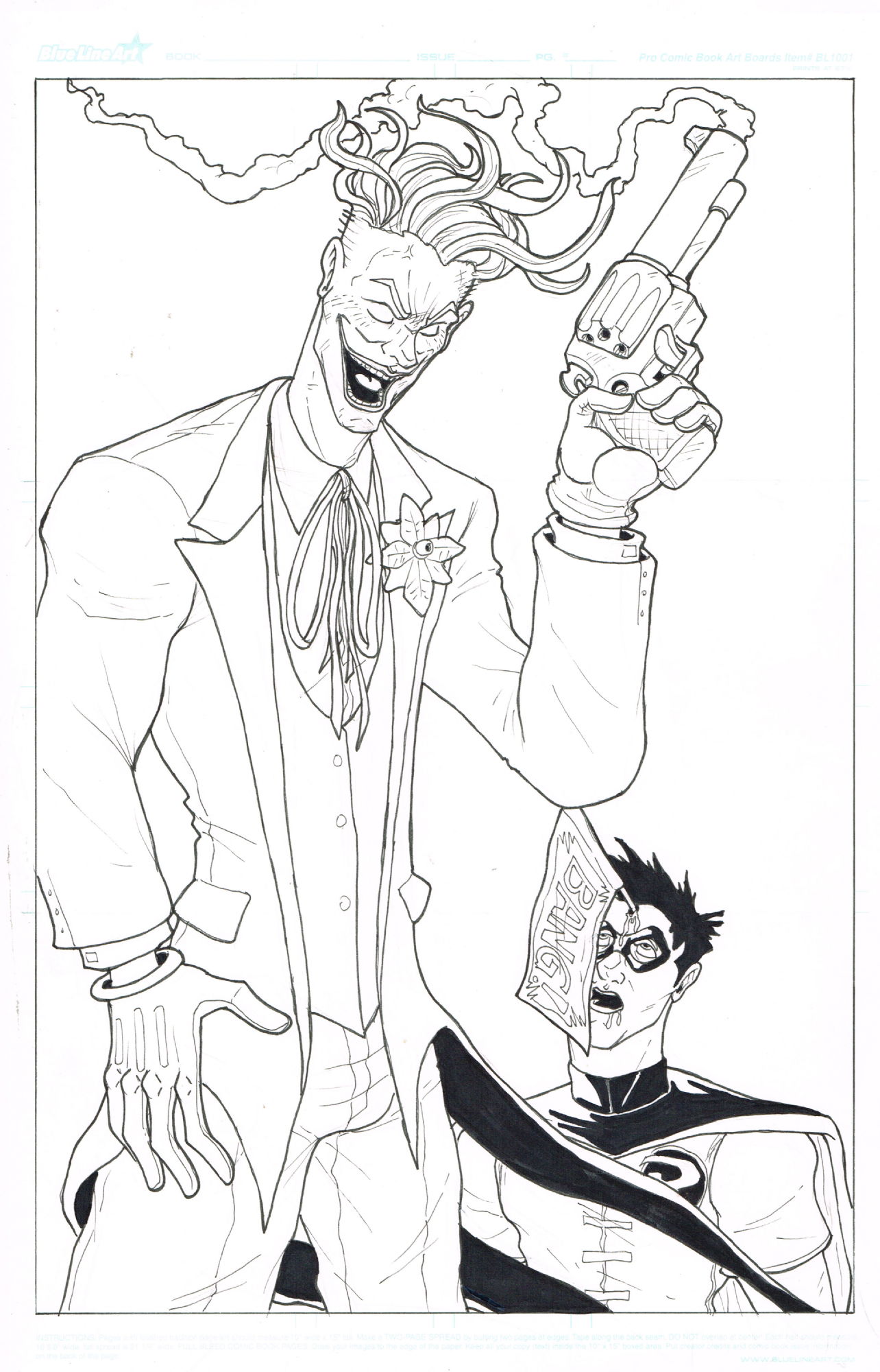 Joker and Robin, in Kevin Boyd's Misc. Super-Villain sketches ...