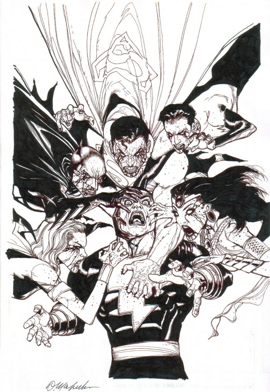 Black Adam 4 Cover, in Kevin Boyd's Black Adam Comic Art Gallery Room