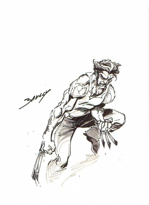 Wolverine by Mark Bagley, in Kevin Boyd's Wolverine sketches ...