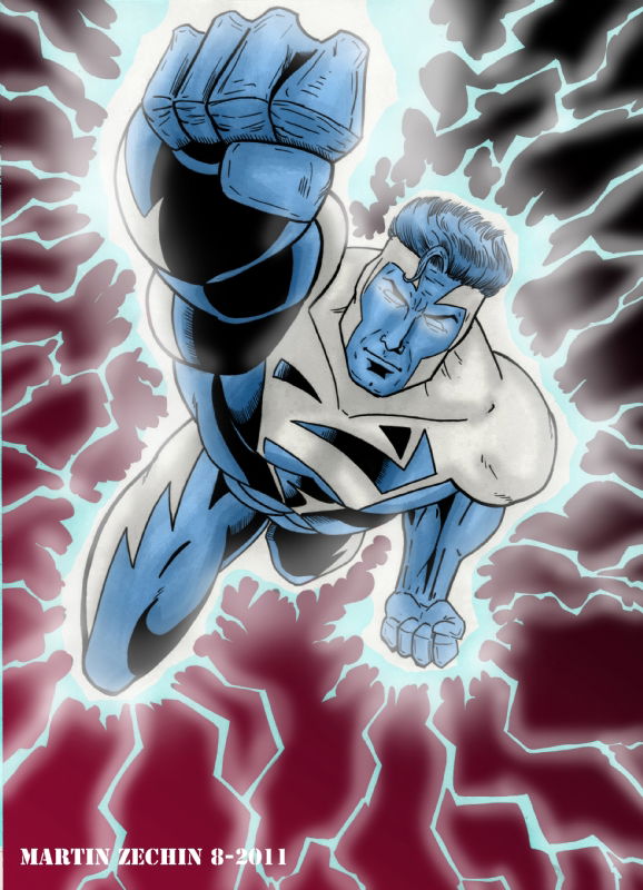 Blue Superman color by Martin Zechin, in martin zechin's Blue Superman ...