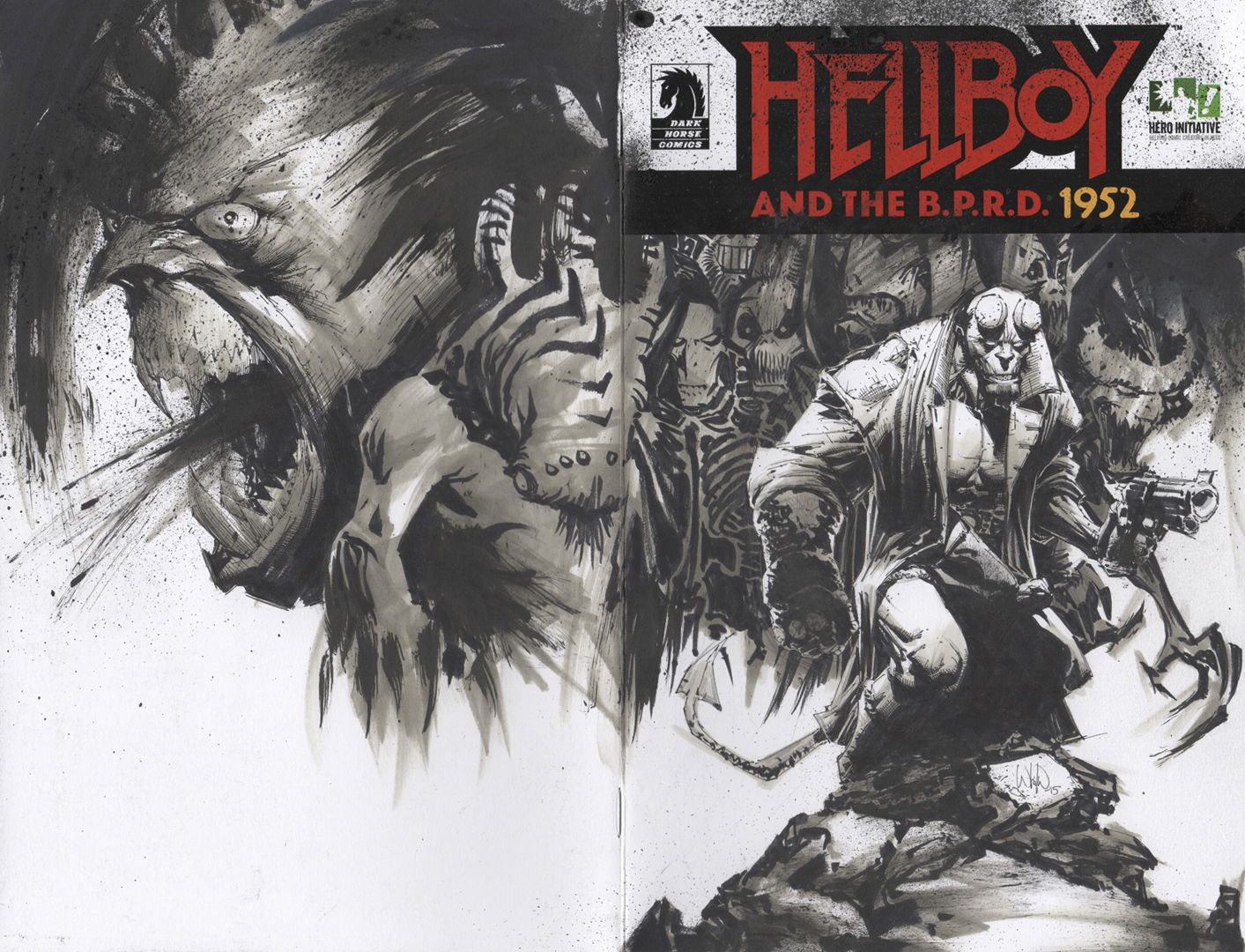 Hero Initiative Hellboy And The B.P.R.D 100 Project By Whilce Portacio ...