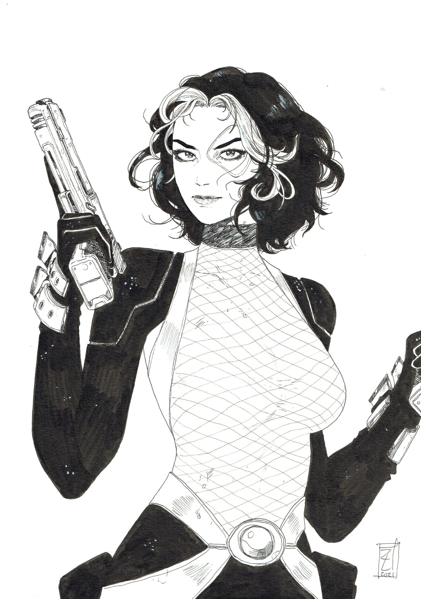 Domino Commission By Zoe Thorogood In Jason Woods Commissions And Sketches Comic Art Gallery Room 6325