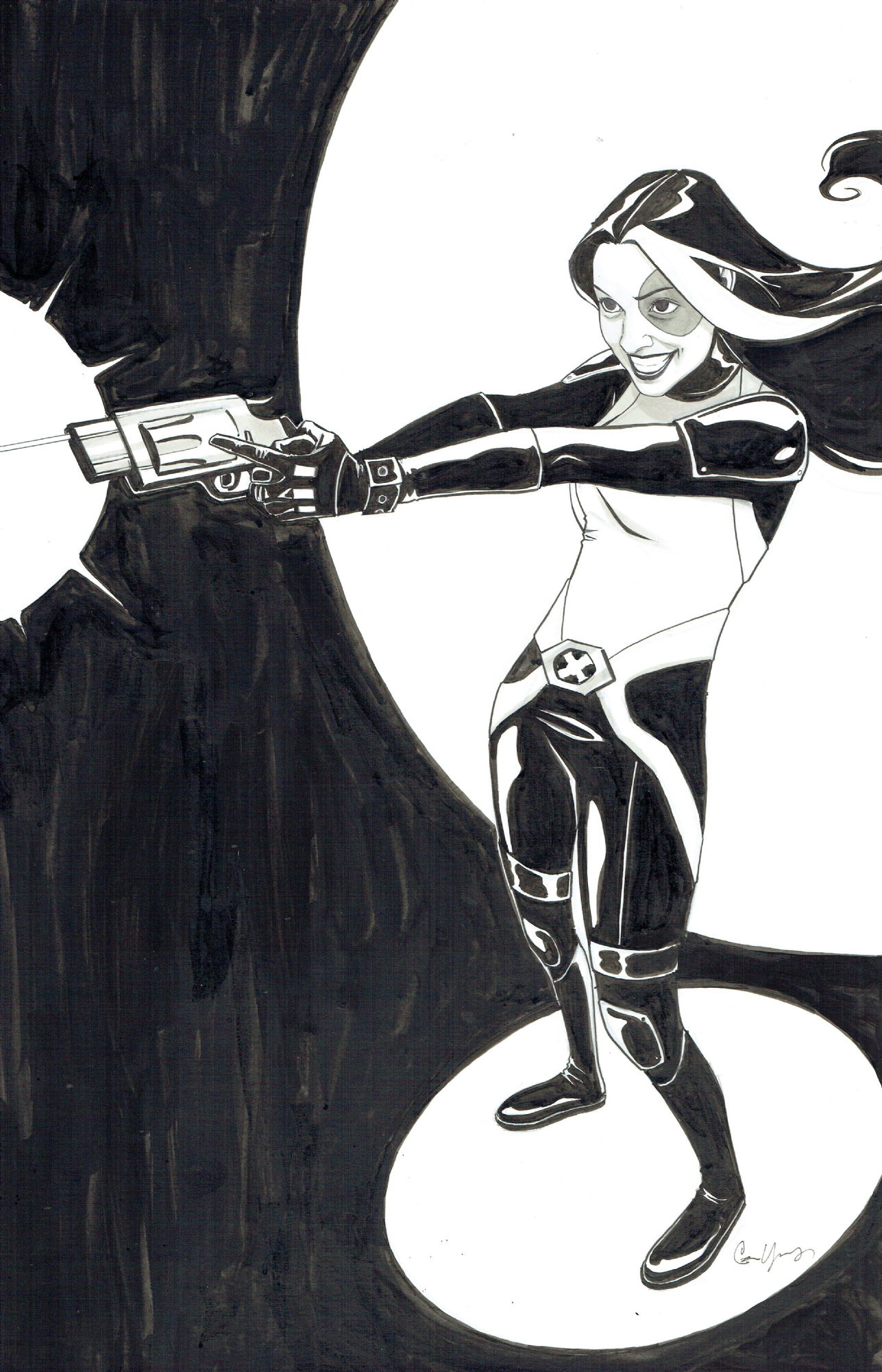 Domino Commission By Caitlin Yarsky In Jason Woods Commissions And Sketches Comic Art Gallery Room 2758