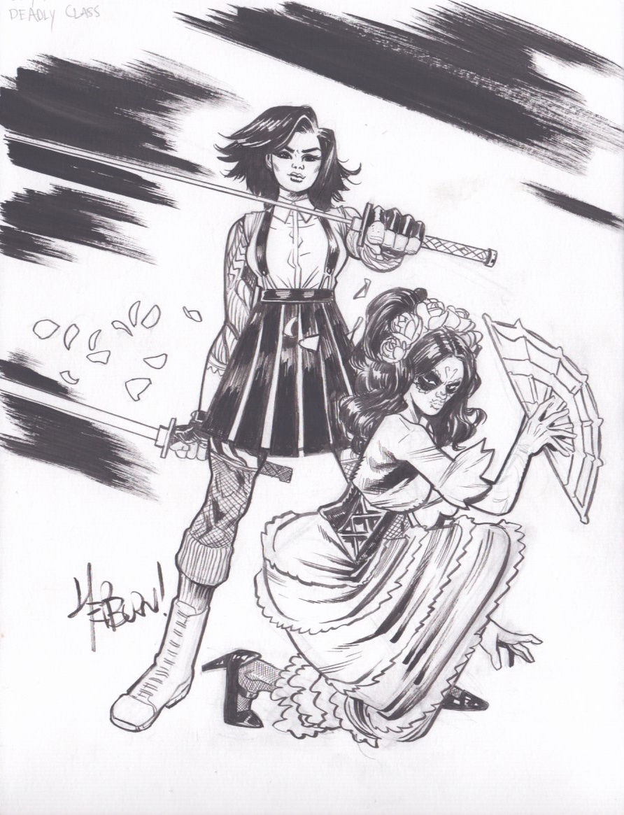 Saya And Maria Deadly Class Commission By Scott Hepburn In Jason Woods Commissions And 