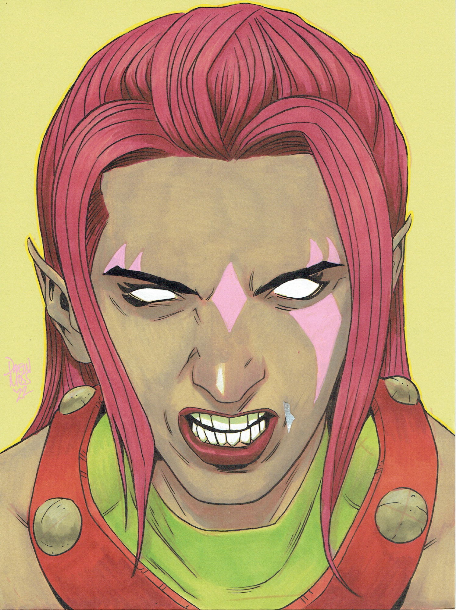 Blink Commission By Drew Moss In Jason Woods Commissions And Sketches Comic Art Gallery Room 