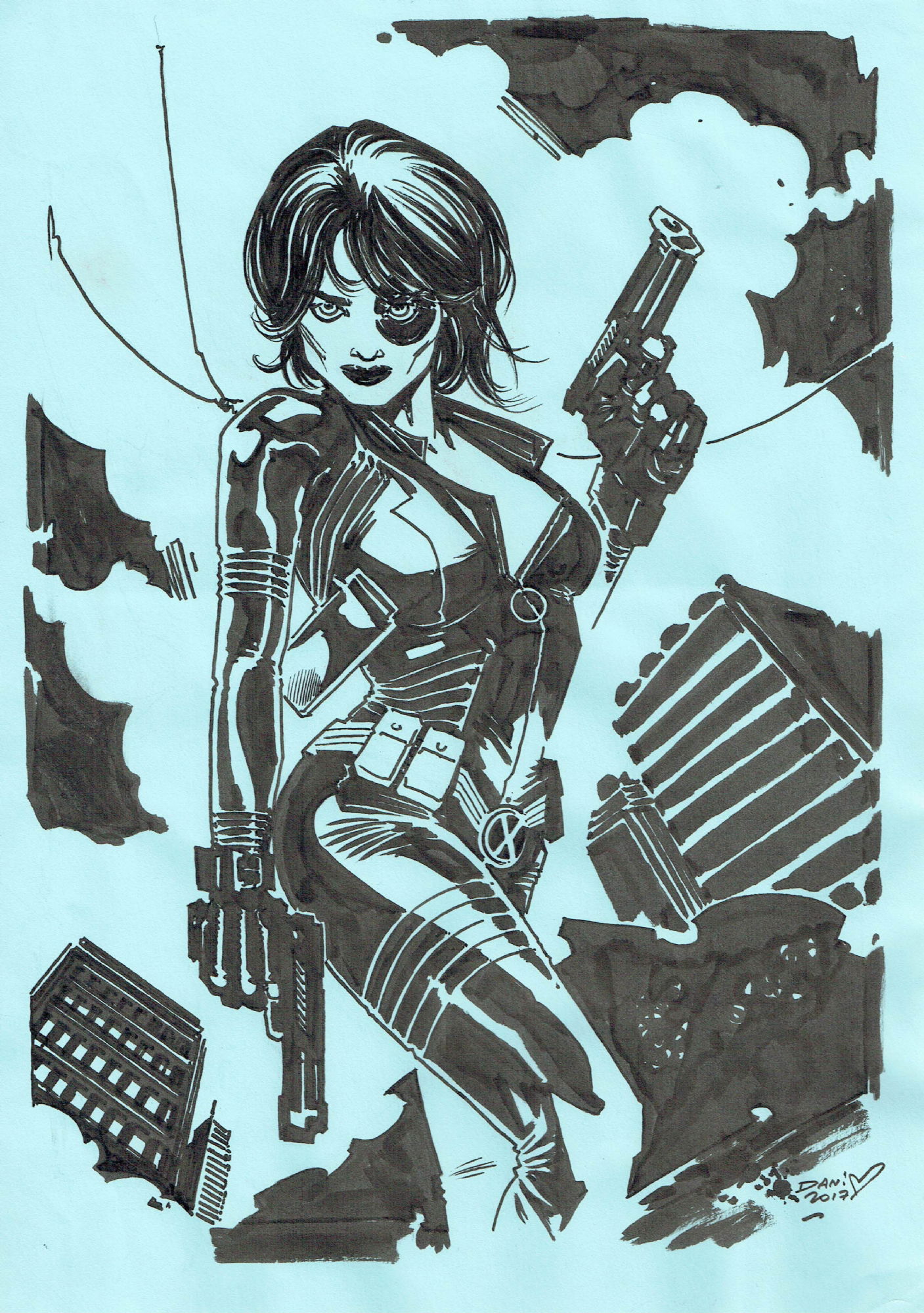 Domino Commission By Dani, In Jason Wood's Commissions And Sketches 