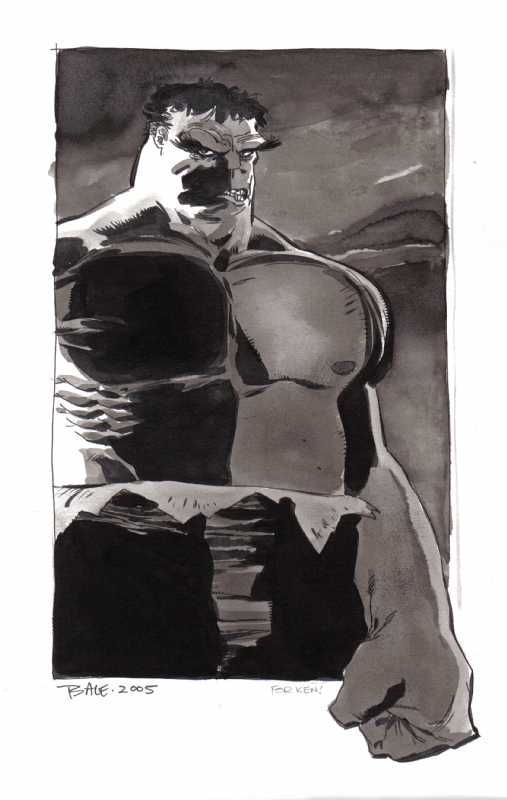 Hulk by Tim Sale 2005 Comic Art