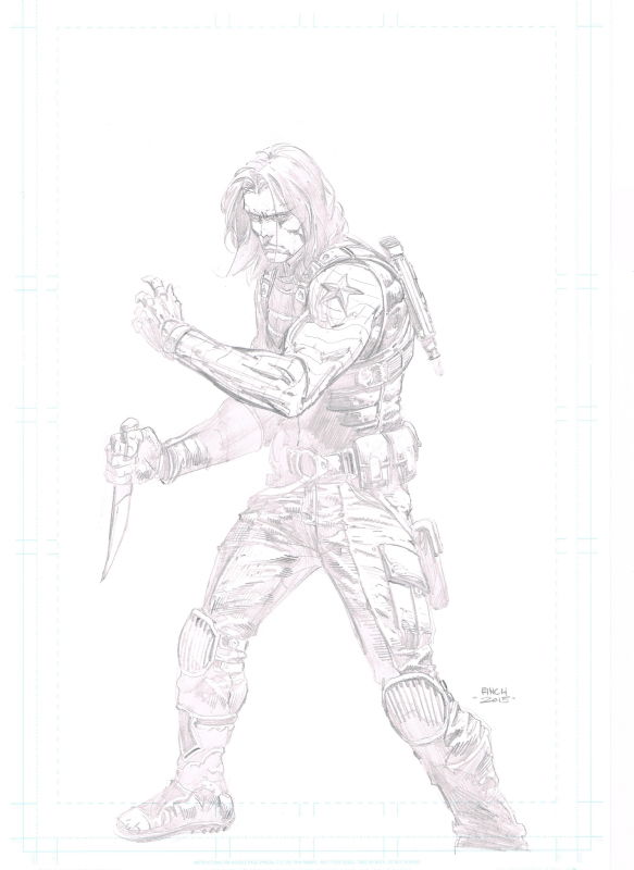 The Winter Soldier by David Finch SDCC 2015, in Ken Martin's Marvel ...