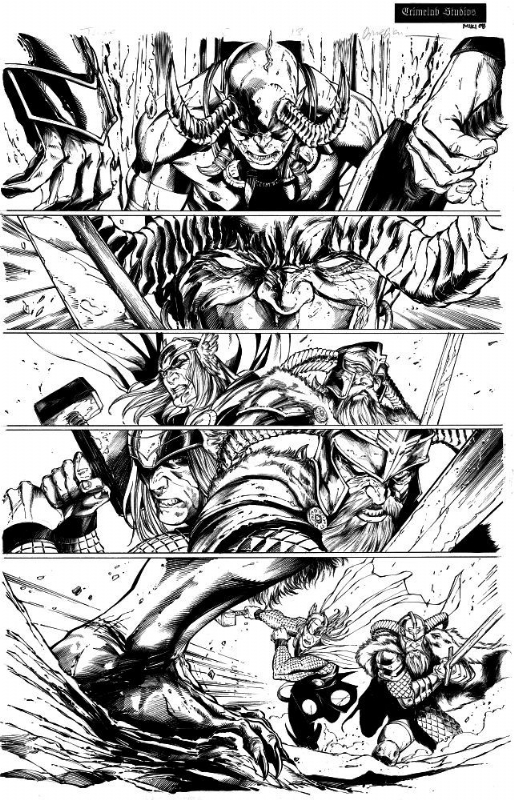 Thor 8 page 18 Marko Djurdjevic Comic Art