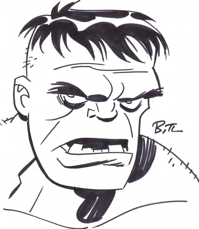 Hulk by Bruce Timm San Diego Comic Con 2008, in Ken Martin's Hulk Comic ...