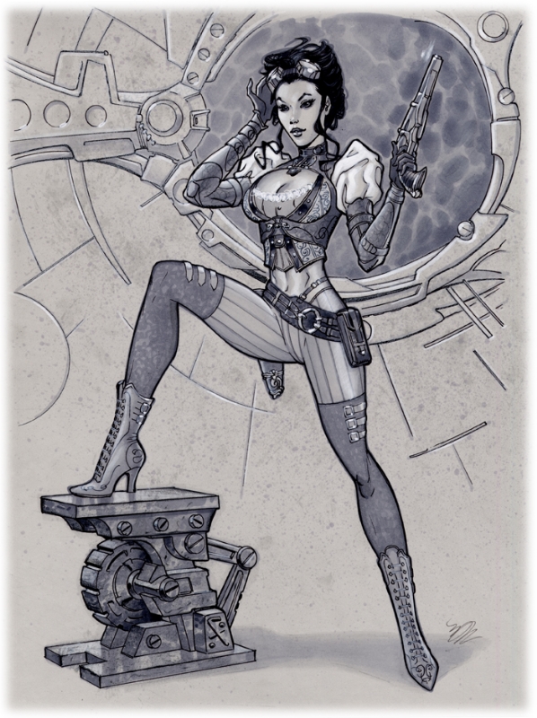 Lady Mechanika by Michael Dooney Comic Art