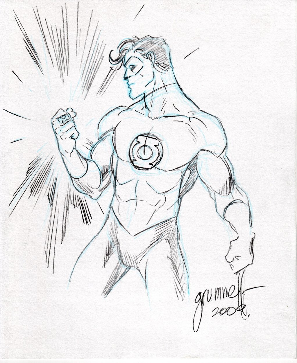Hal Jordan Green Lantern John Stewart Black and white Sketch dc comics  lantern fictional Characters hand png  PNGWing