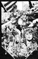 Justice League 44 Cover Darkseid War Jason Fabok, Comic Art