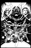 Justice League 50 Darkseid War Finale, Comic Art