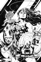 Justice League 42 cover by Jason Fabok and Jaime Mendoza, Comic Art