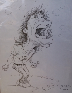 Mick Jagger, Comic Art