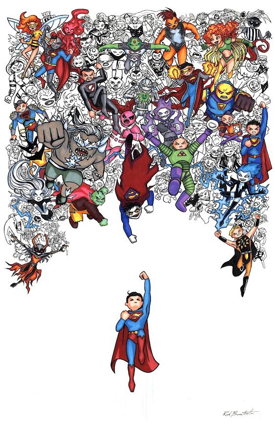 Superman & Captain Marvel meets Supreme & Miracleman (art by Nick-Perks) -  9GAG