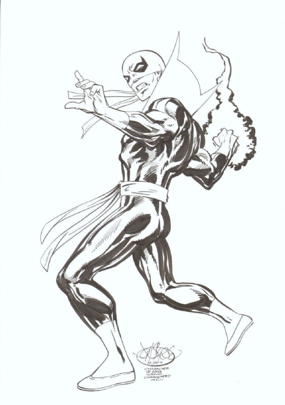 Iron Fist Byrne Commission, in J J's John Byrne Comic Art Gallery Room