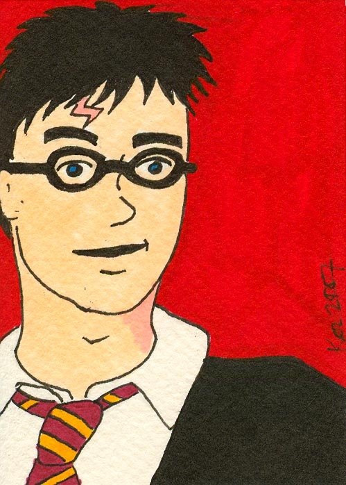 Harry Potter In Kor Watkins S Aceo Art Cards Comic Art Gallery Room