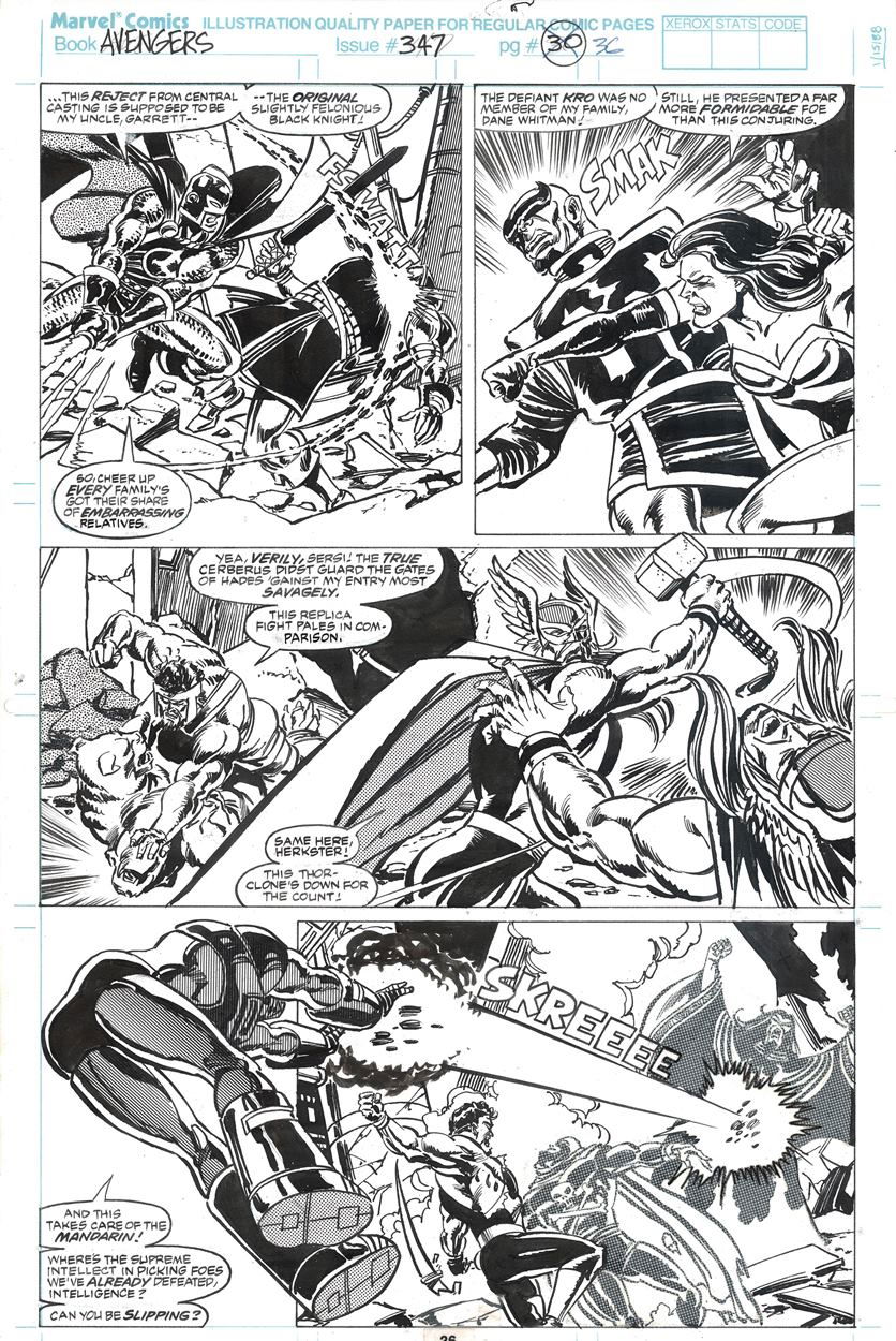 Avengers #347 p.36 - Empire's End by Epting & Palmer , in Emanuele ...