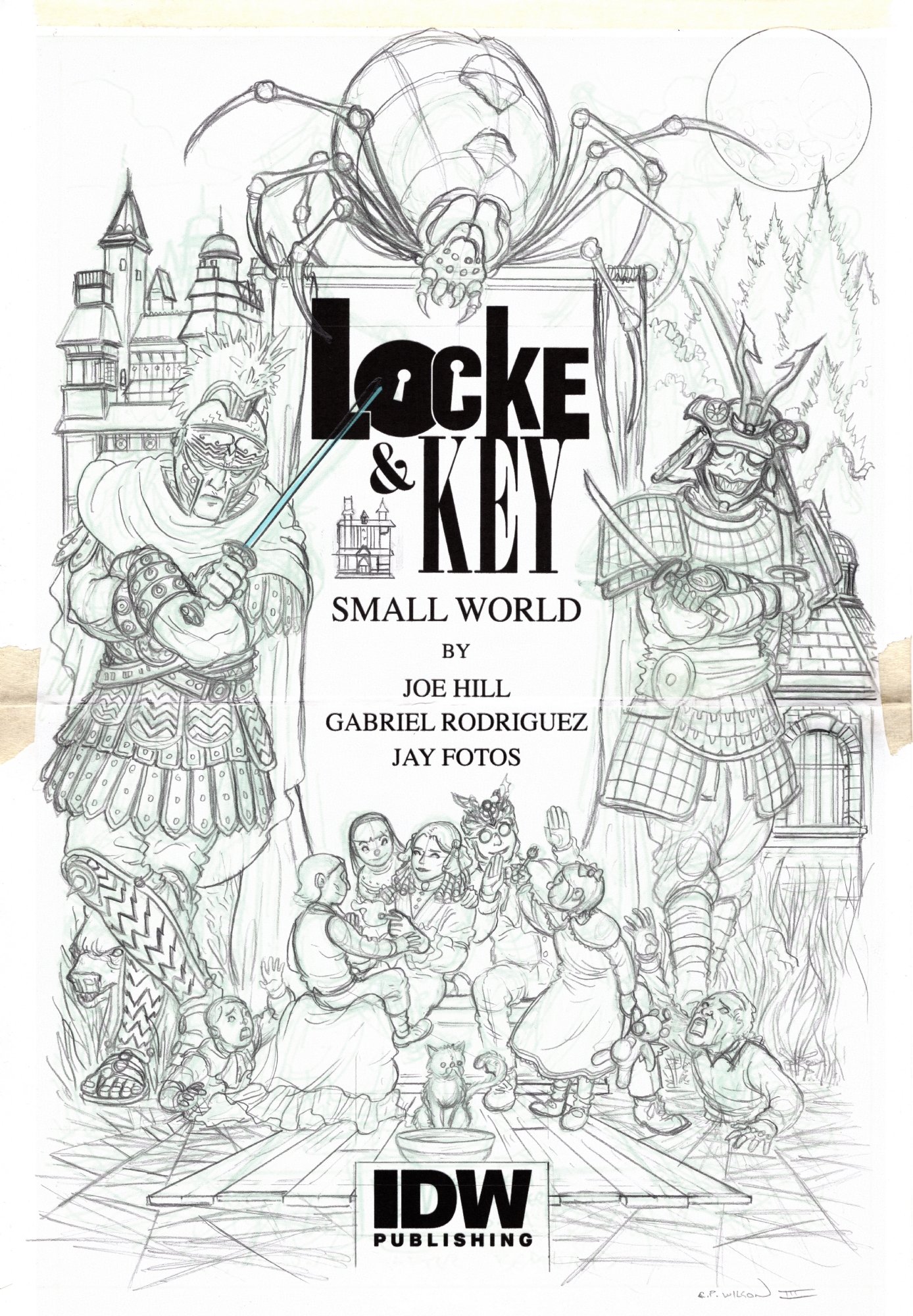 Locke & Key: Small World - Subscription Variant Cover B (Pencils