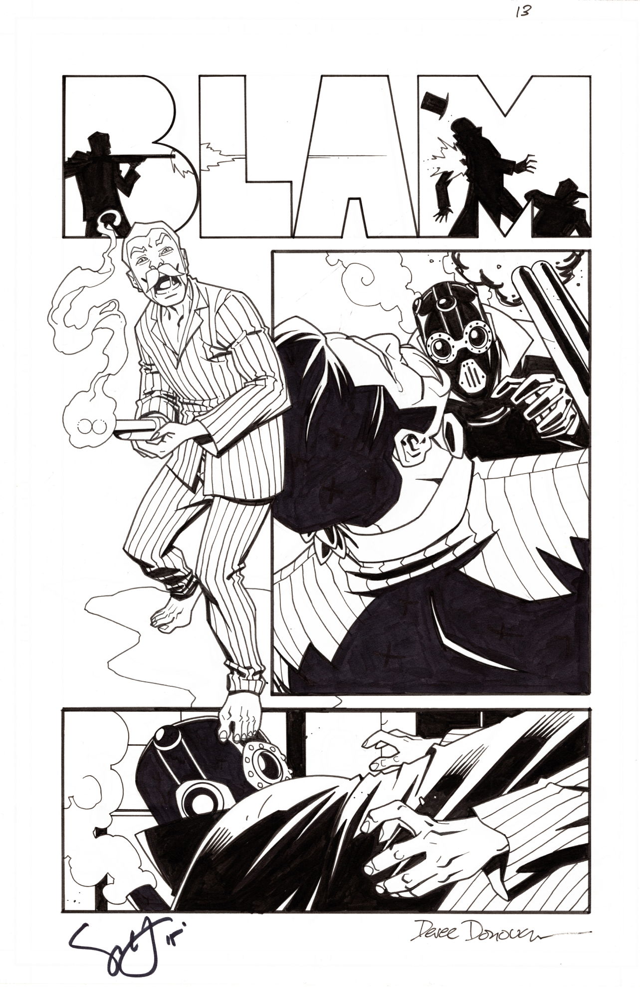 Batman: Gates of Gotham #4 Page 13, in Michael Ragosta's Published Comic  Art Gallery Room