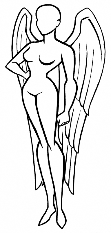 winggirl 04, in DOCTOR CYCLOPS's Animated Blank Figures Comic Art Gallery  Room
