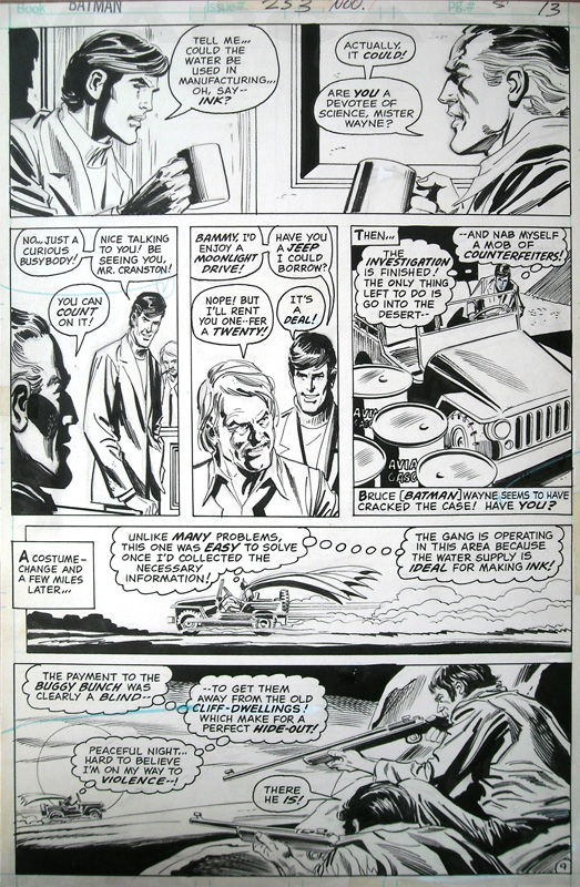 Batman #253 pg 13 - Novick, in Chris Mapcase's Purchased Works Comic Art  Gallery Room