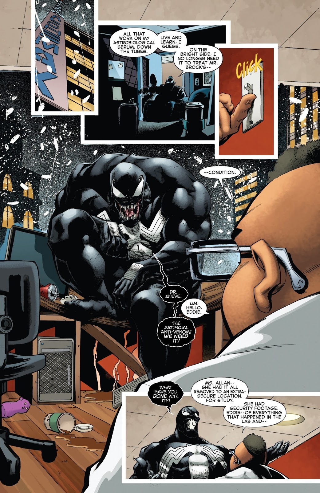 Amazing Spider-Man #793 pg 9 by Ryan Stegman (ft Venom), in K
