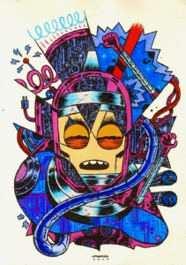 Machine Man (X-51) by Manix Abrera Comic Art
