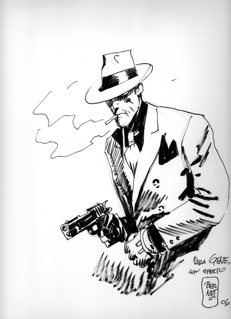 Torpedo sketch by Jordi Bernet, in gene poonyo's Miscellaneous Gems ...