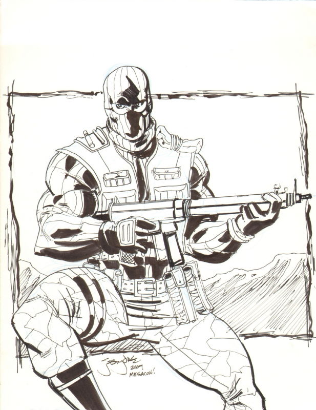 BEACHHEAD GIJOE SKETCH BY COMIC ARTIST JEREMY DALE, in Steve Spurgeon's ...