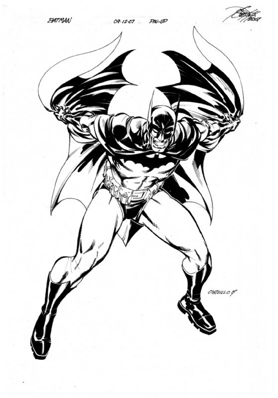 Batman by Anthony Castrillo, in Don Bohm's Batman Comic Art Gallery Room