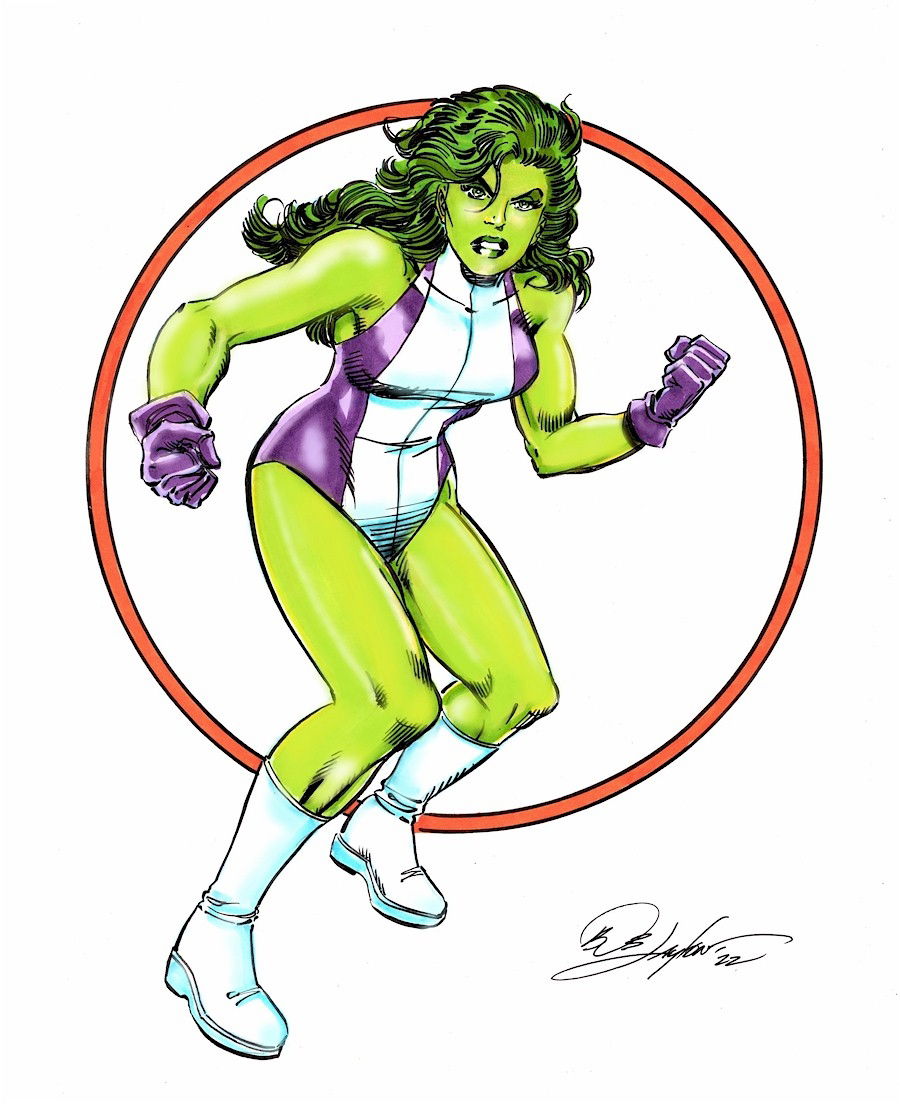 She-Hulk Color Commission to Fight Cancer, in Bob Layton's Bob Layton ...