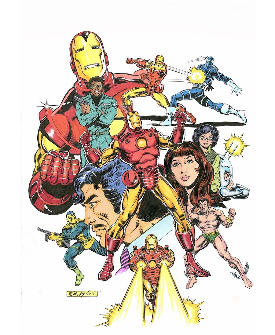 1st Iron Man Commission Color Recreation, in Bob Layton's Bob Layton ...