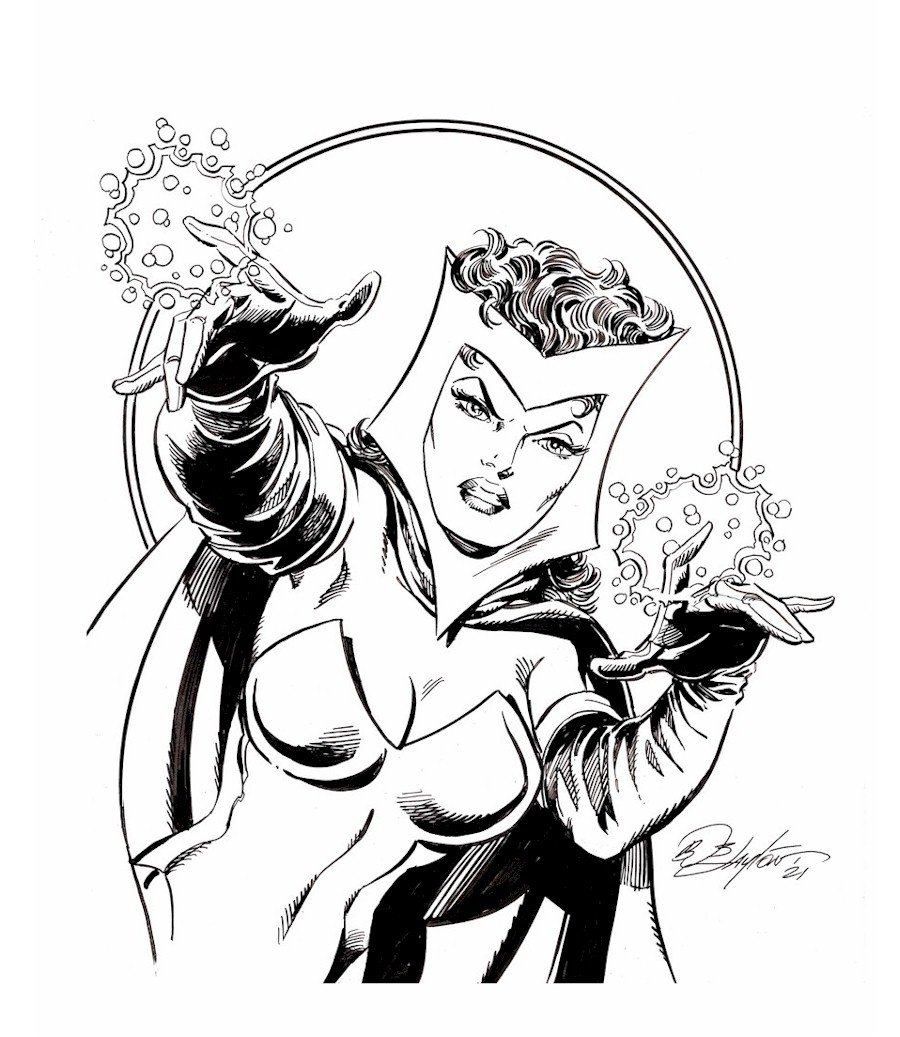Scarlet witch drawing - Imgur