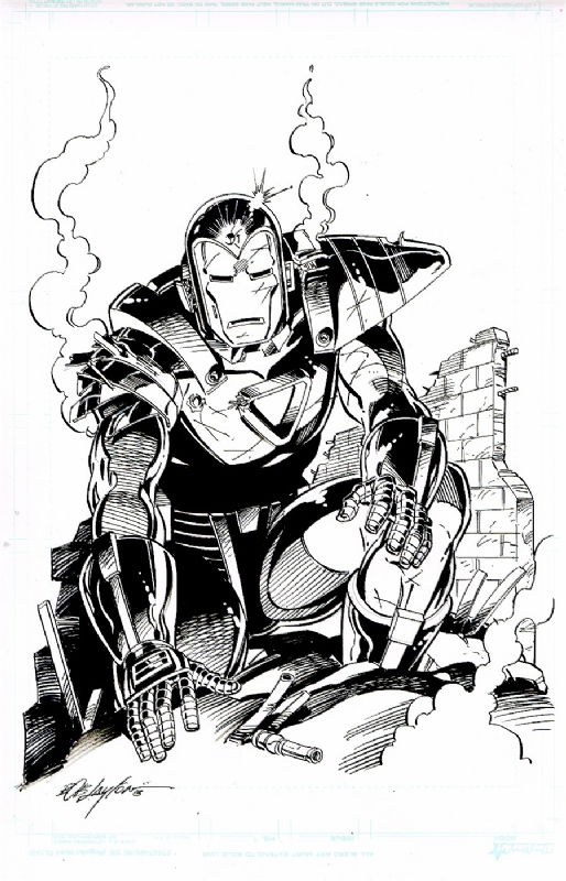 Damaged Silver Centurion Armor, in Bob Layton's Bob Layton Commissions ...