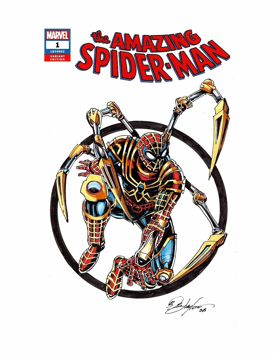 Fábio Martins - Spider-Man Concept Suit Sketch
