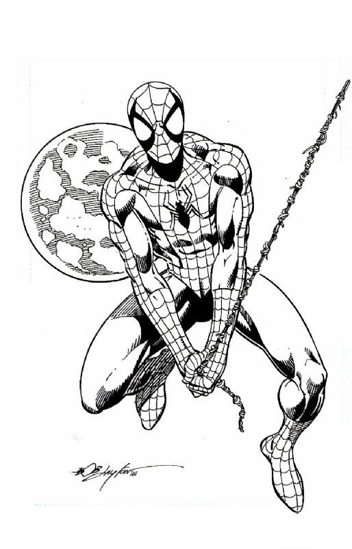 Spider-Man 11x 17 Single Figure, in Bob Layton's Bob Layton Commissions ...