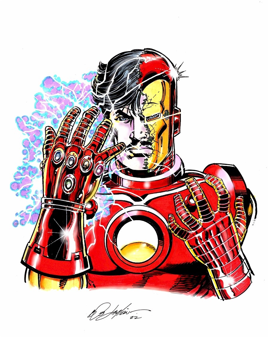 Here's my drawing of Iron Man! : r/marvelstudios-saigonsouth.com.vn