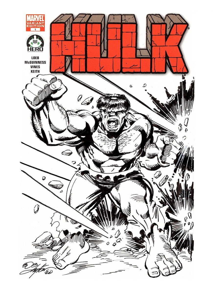 Incredible Hulk Sketch Cover, in Bob Layton's Bob Layton Commissions ...