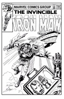 Iron Man #118 Variant Cover inks over Kev Hopgood Comic Art